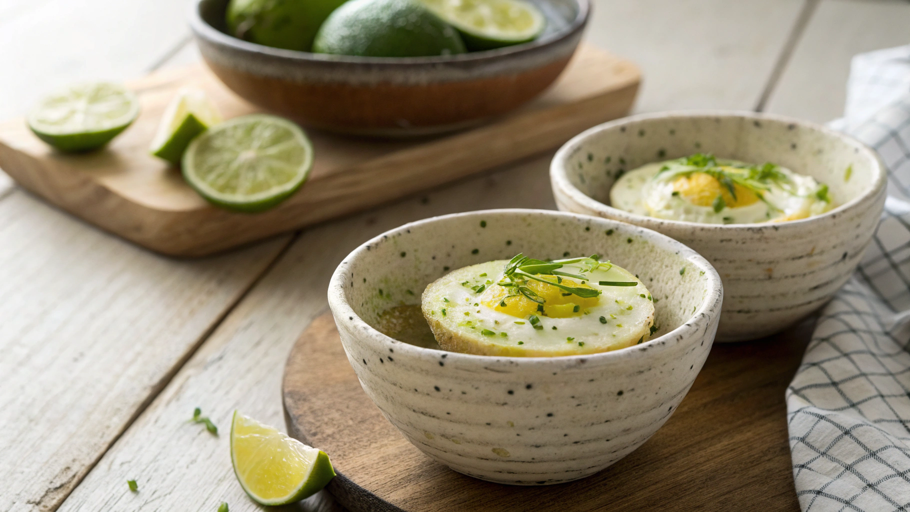 Keto Egg Fast Lime Cups