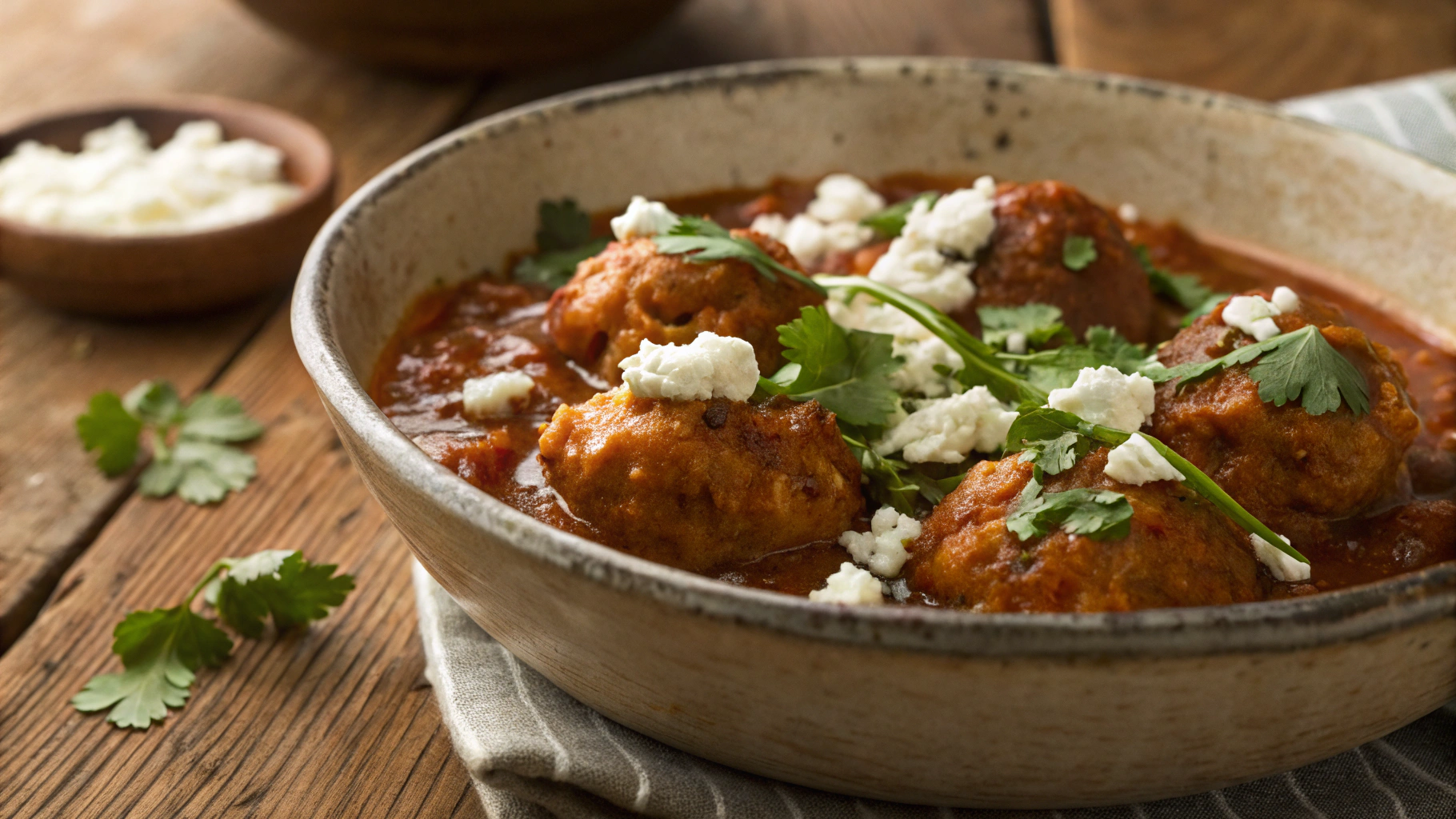 Keto Enchilada Chicken Meatballs