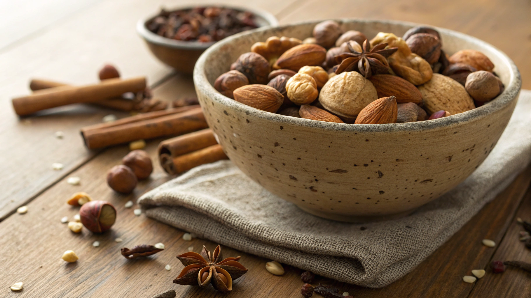 Keto Festive Spiced Nut Mix