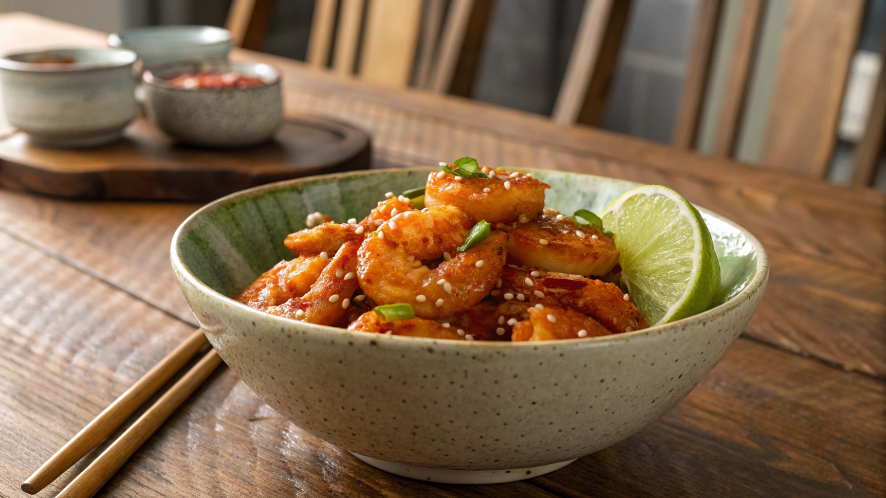 Keto Firecracker Shrimp