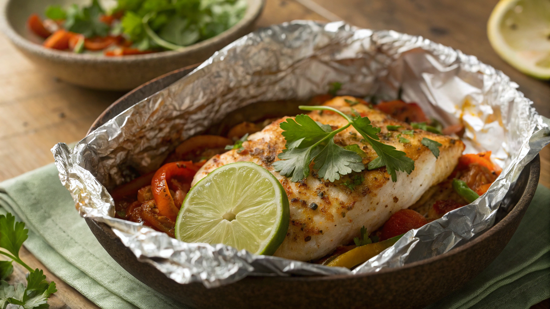 Keto Flaky Fajita Cod