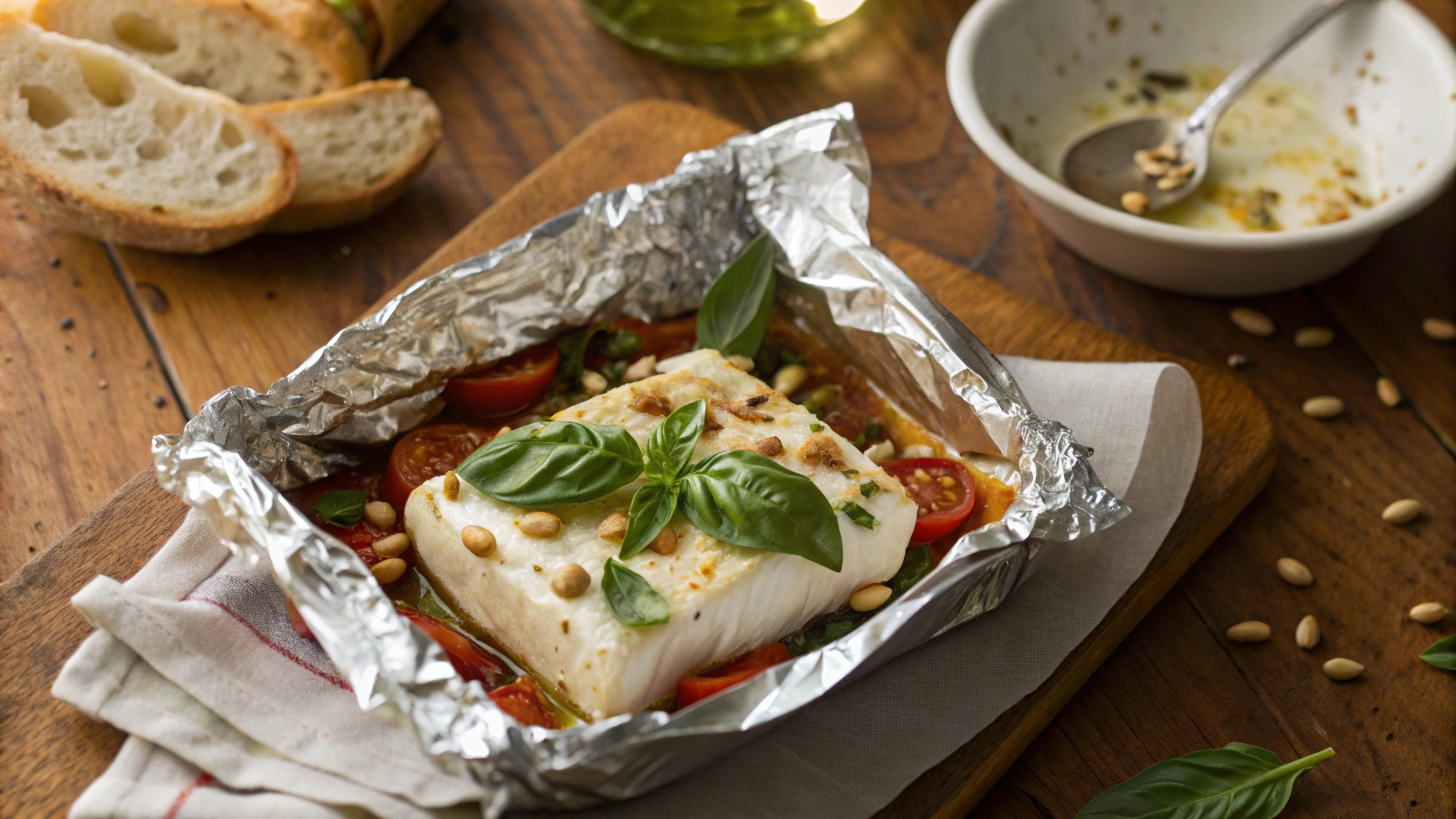 Keto Foil Baked Feta Cheese