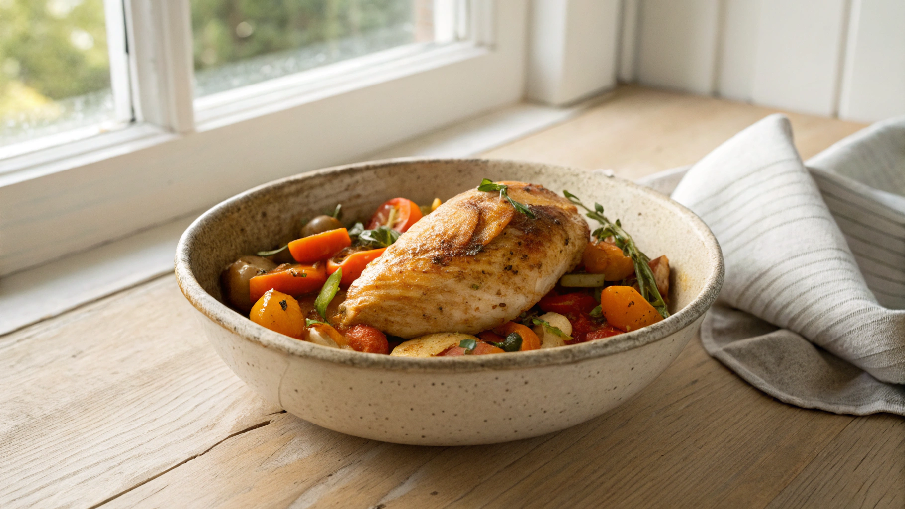 Keto Foil Packet Chicken And Veggies