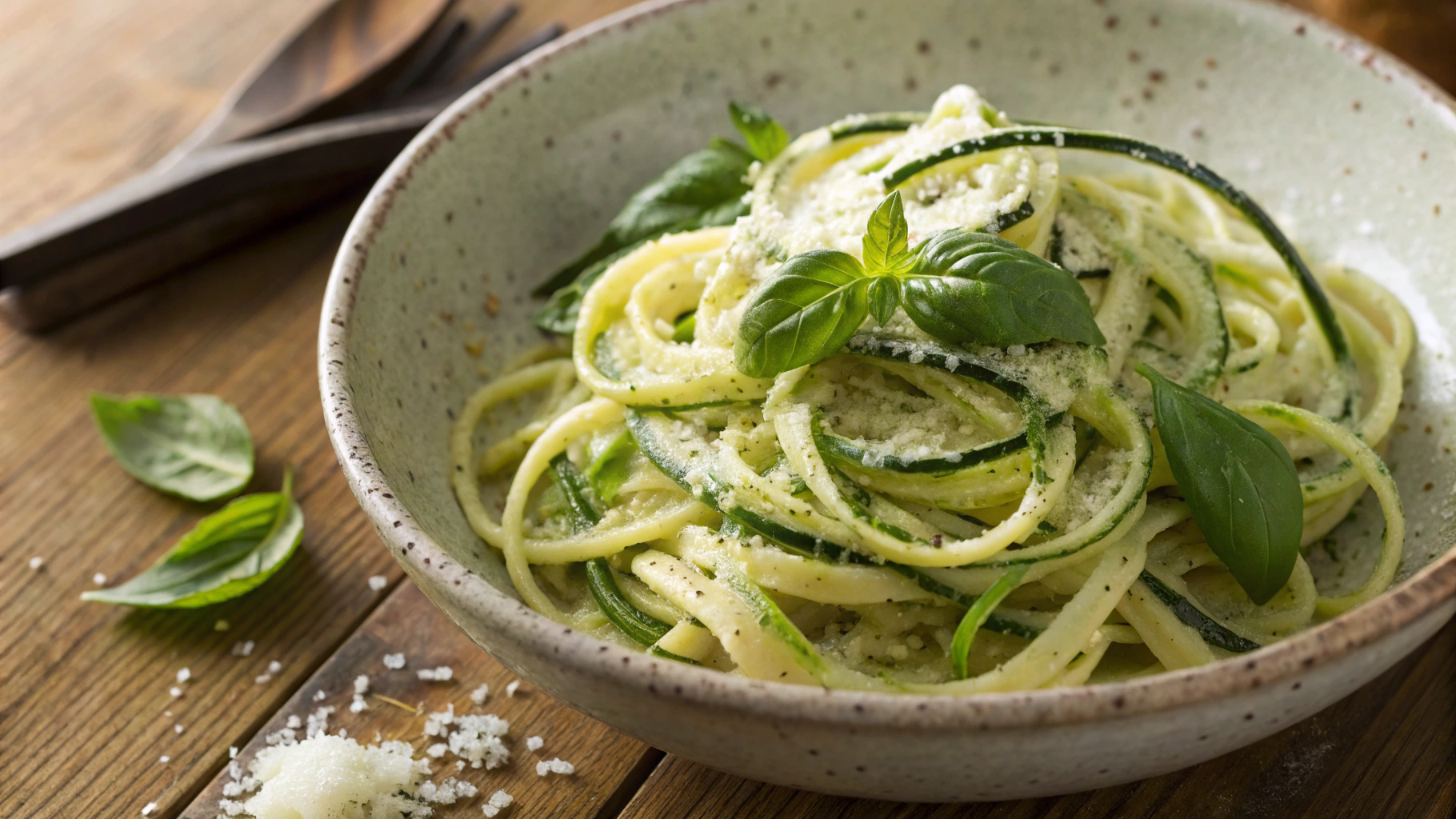 Keto Four Cheese Spaghetti