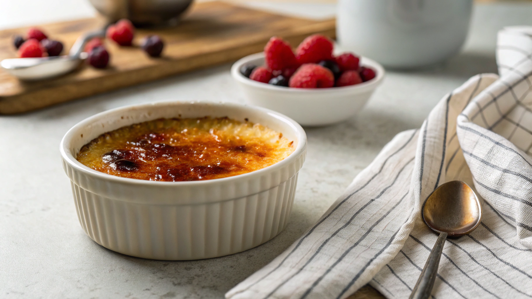 Keto French Crème Brulee