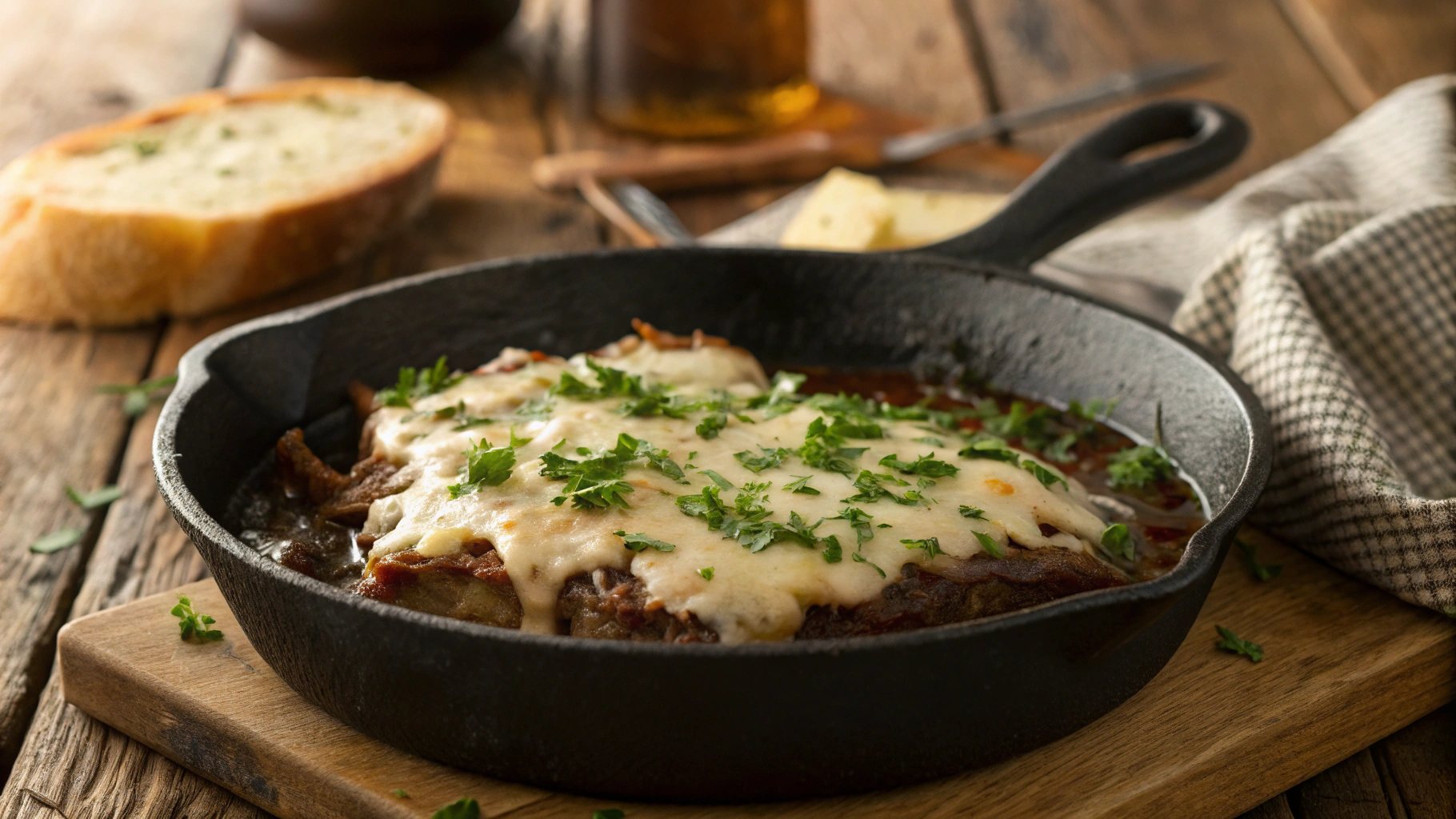 Keto French Dip Skillet