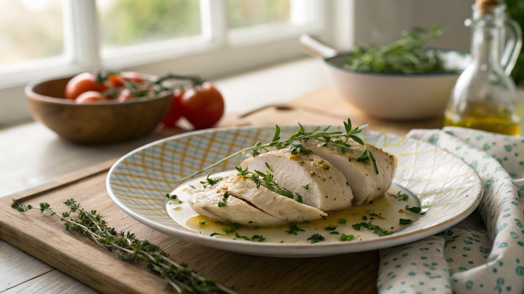 Keto French Poached Chicken