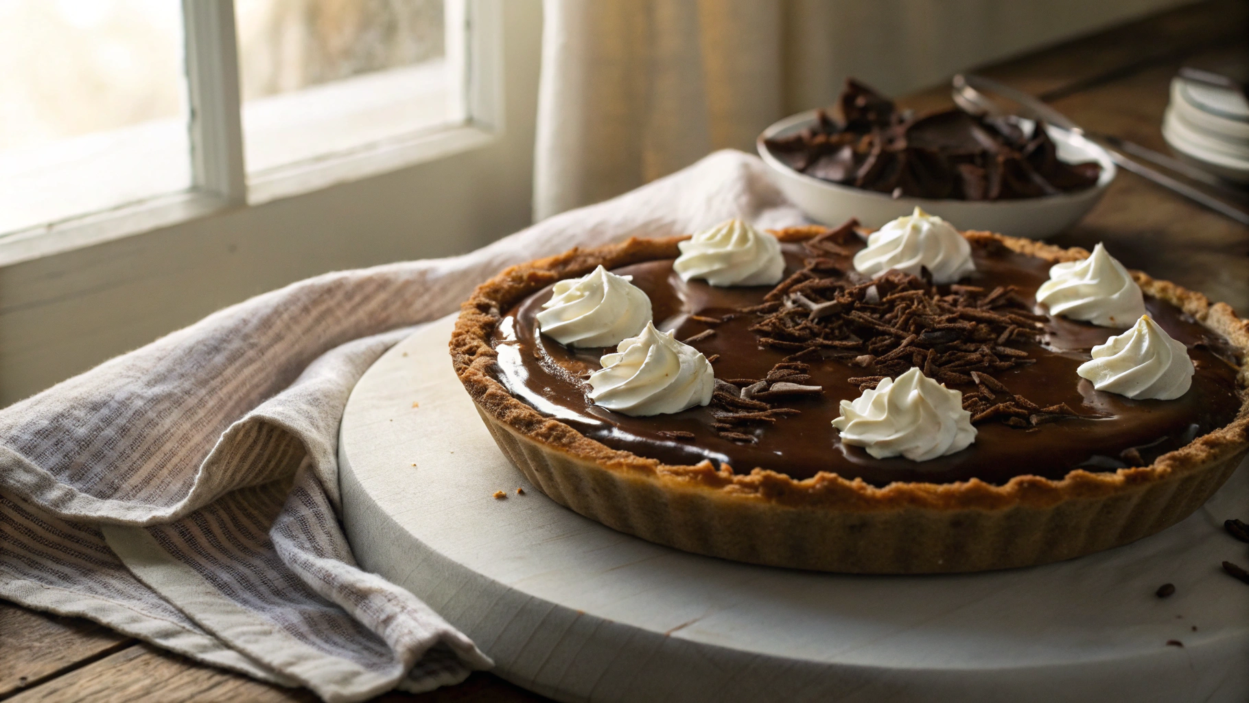 Keto French Silk Pie