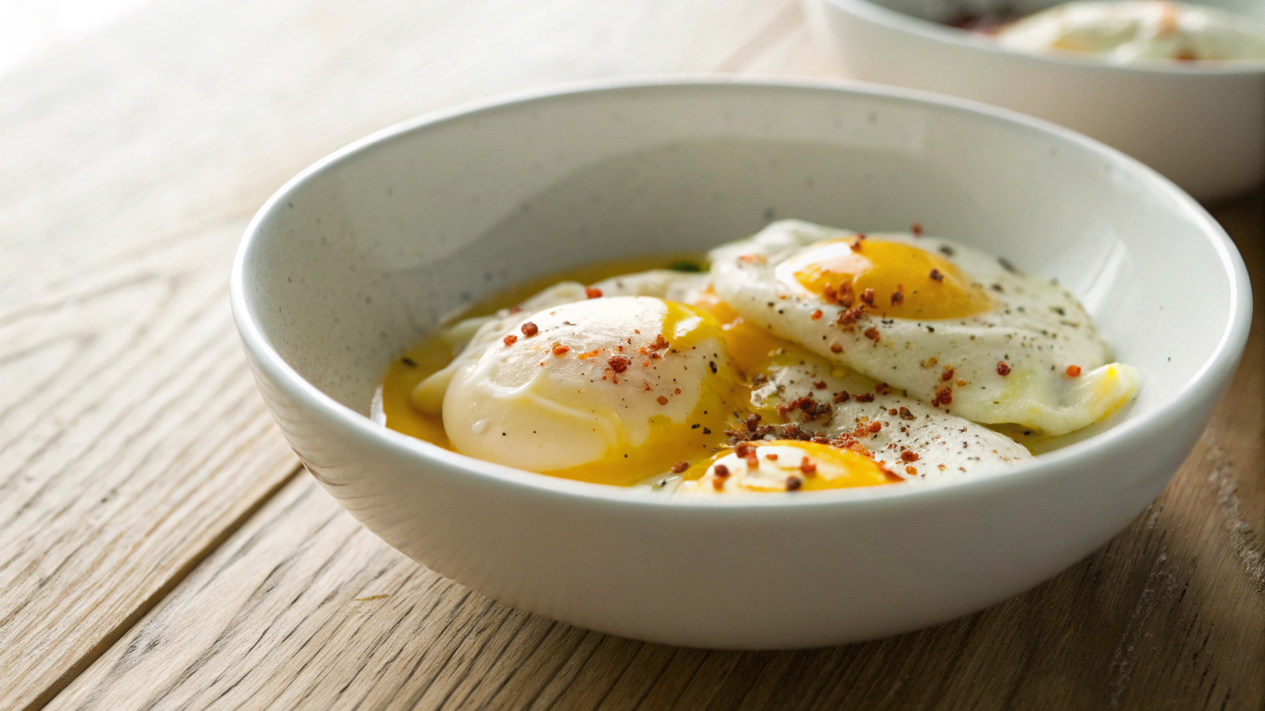 Keto Fried Eggs with Hollandaise Sauce