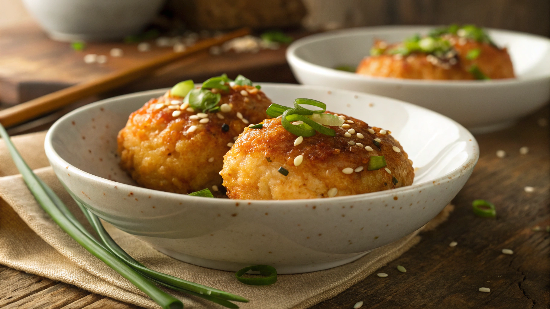 Keto Fried Shrimp Cakes