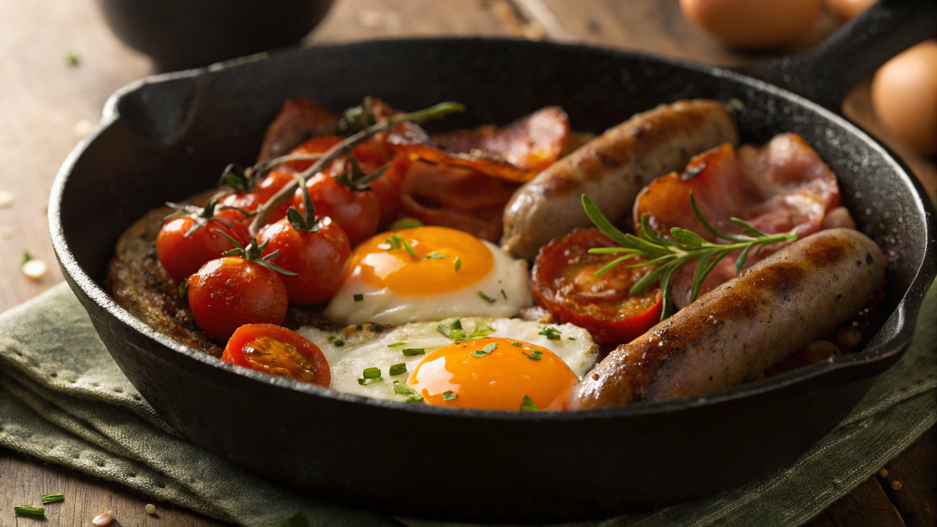 Keto Full English Tray Bake