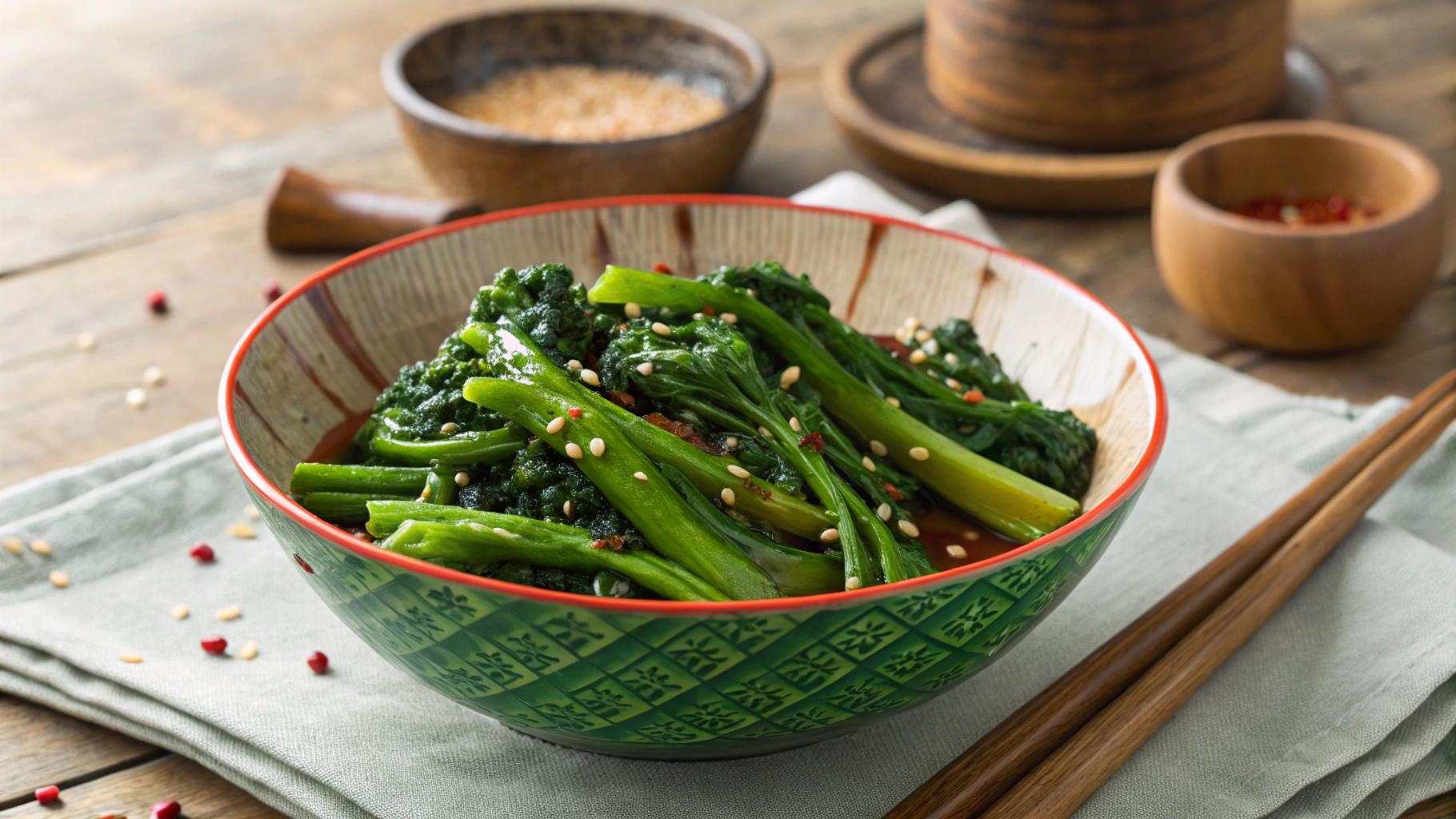 Keto Gai Lan and Oyster Sauce