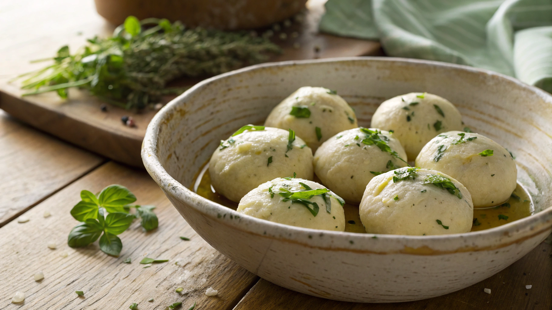 Keto Garlic Butter Dough Balls