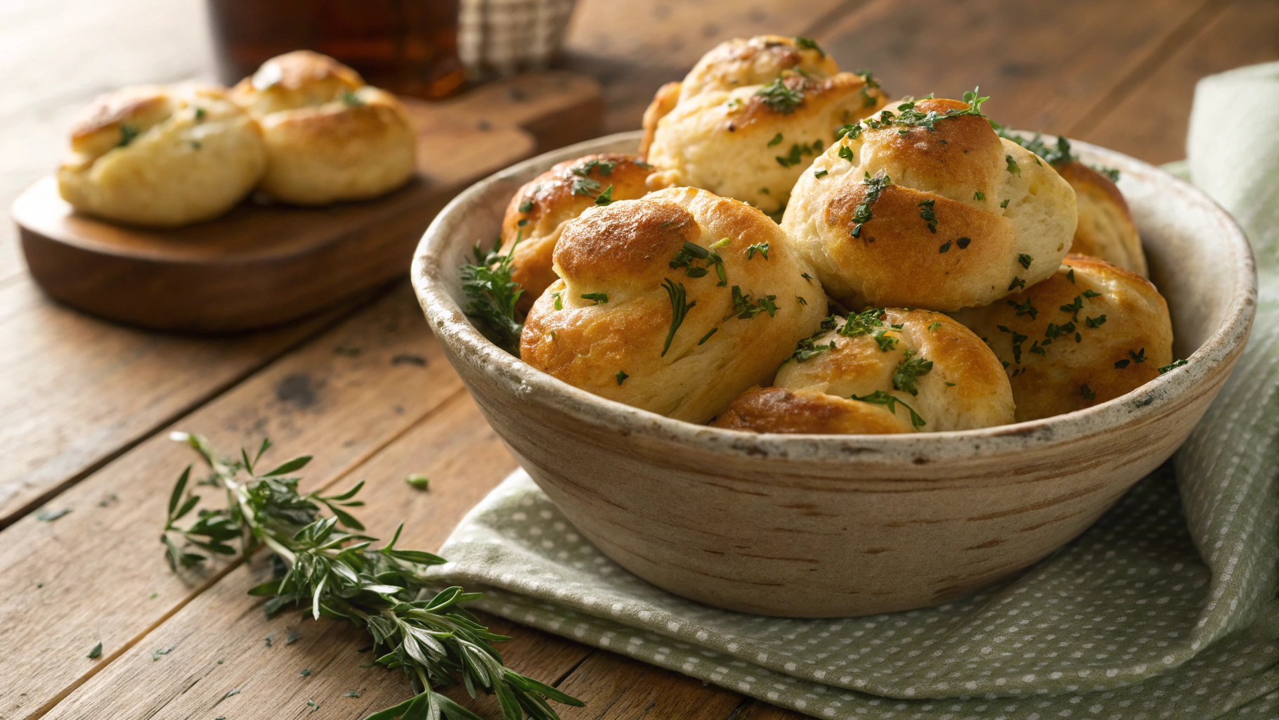 Keto Garlic Knots