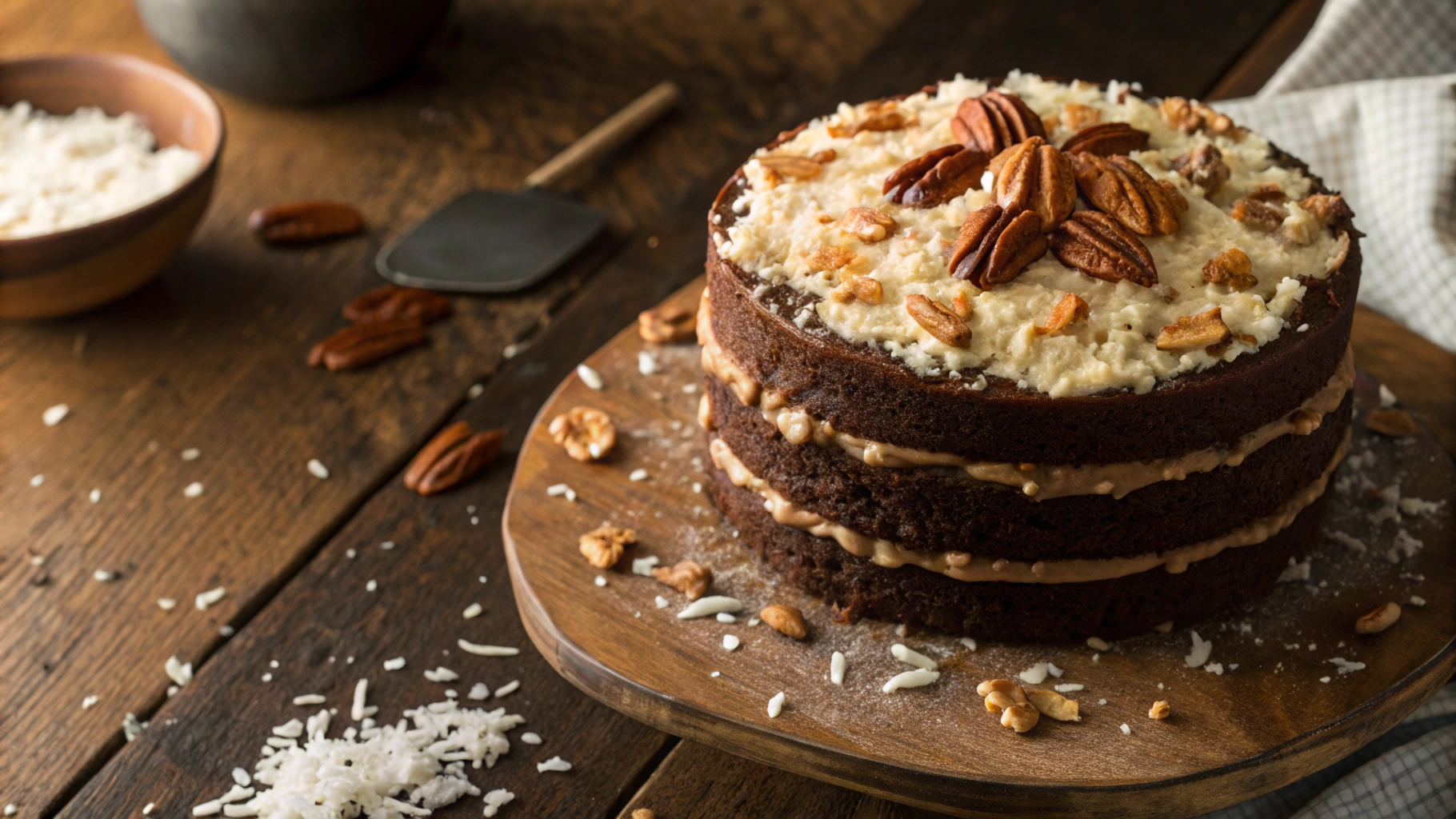 Keto German Chocolate Cake