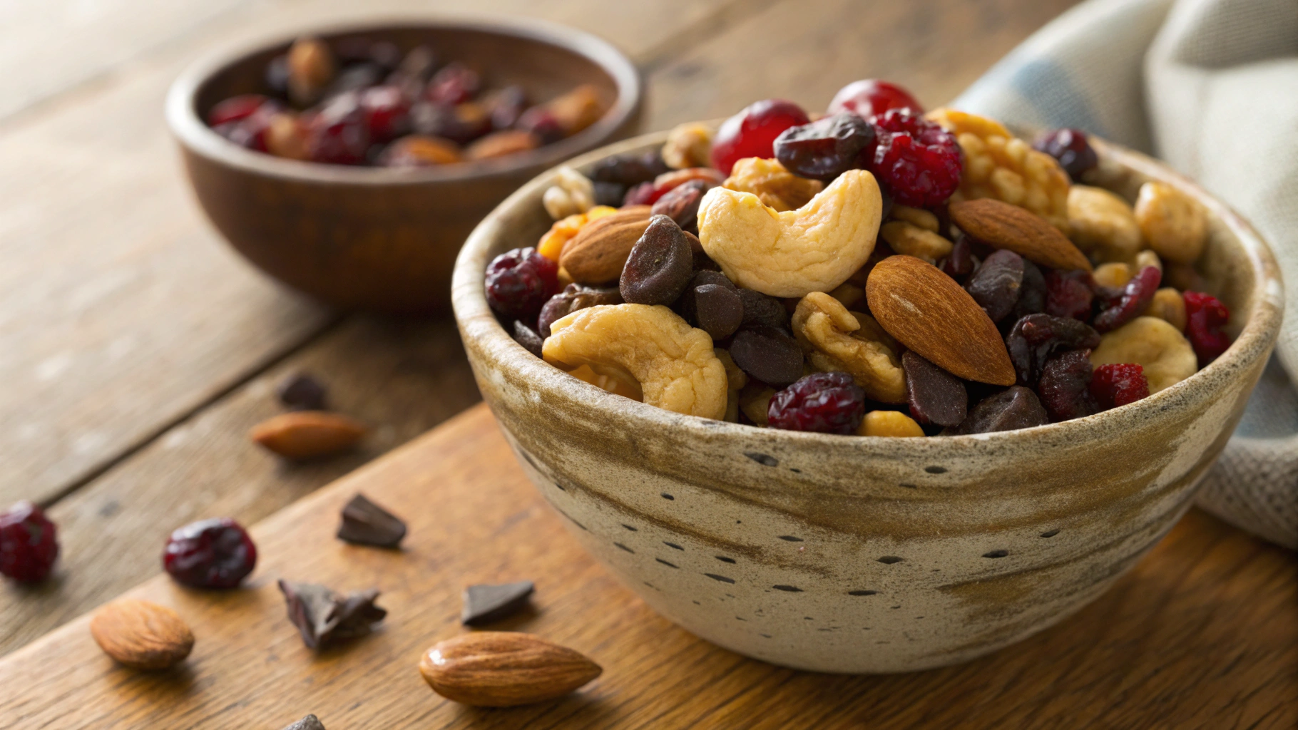 Keto Ginger and Cranberry Trail Mix