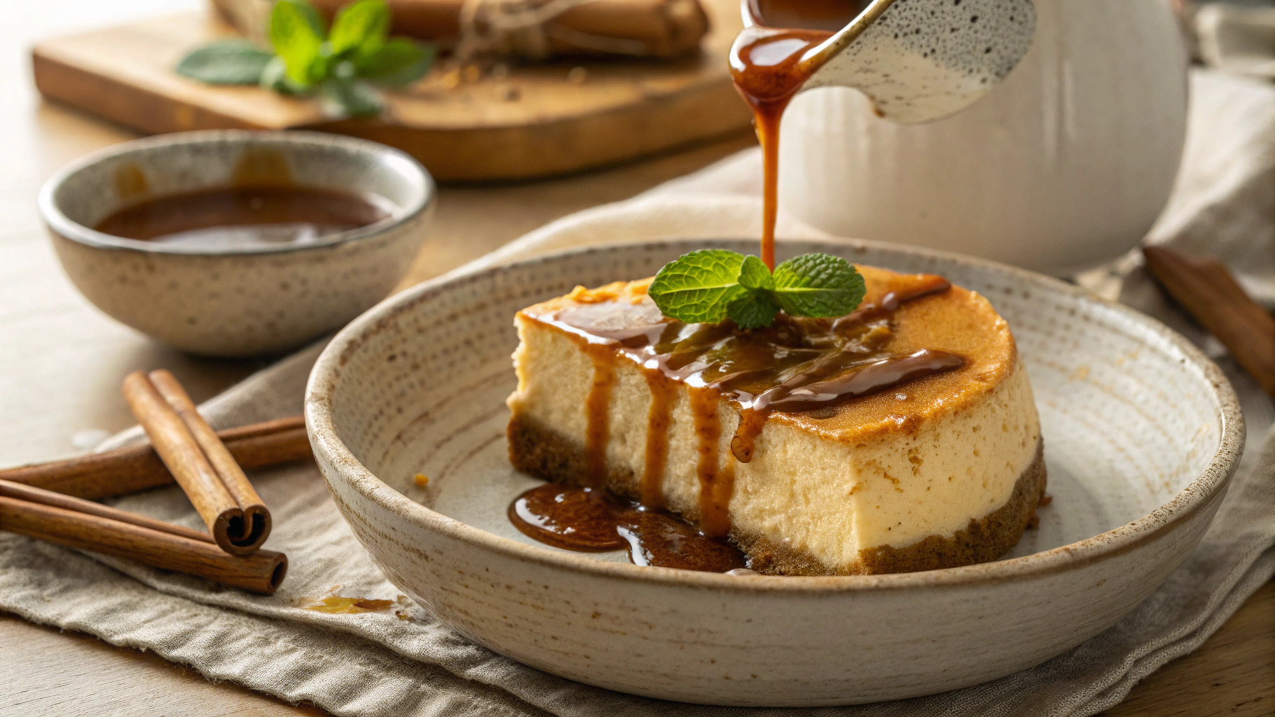 Keto Gingerbread Caramel Dessert Sauce