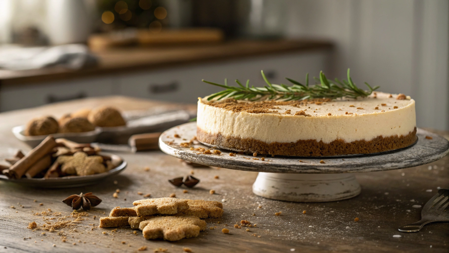 Keto Gingerbread Cheesecake