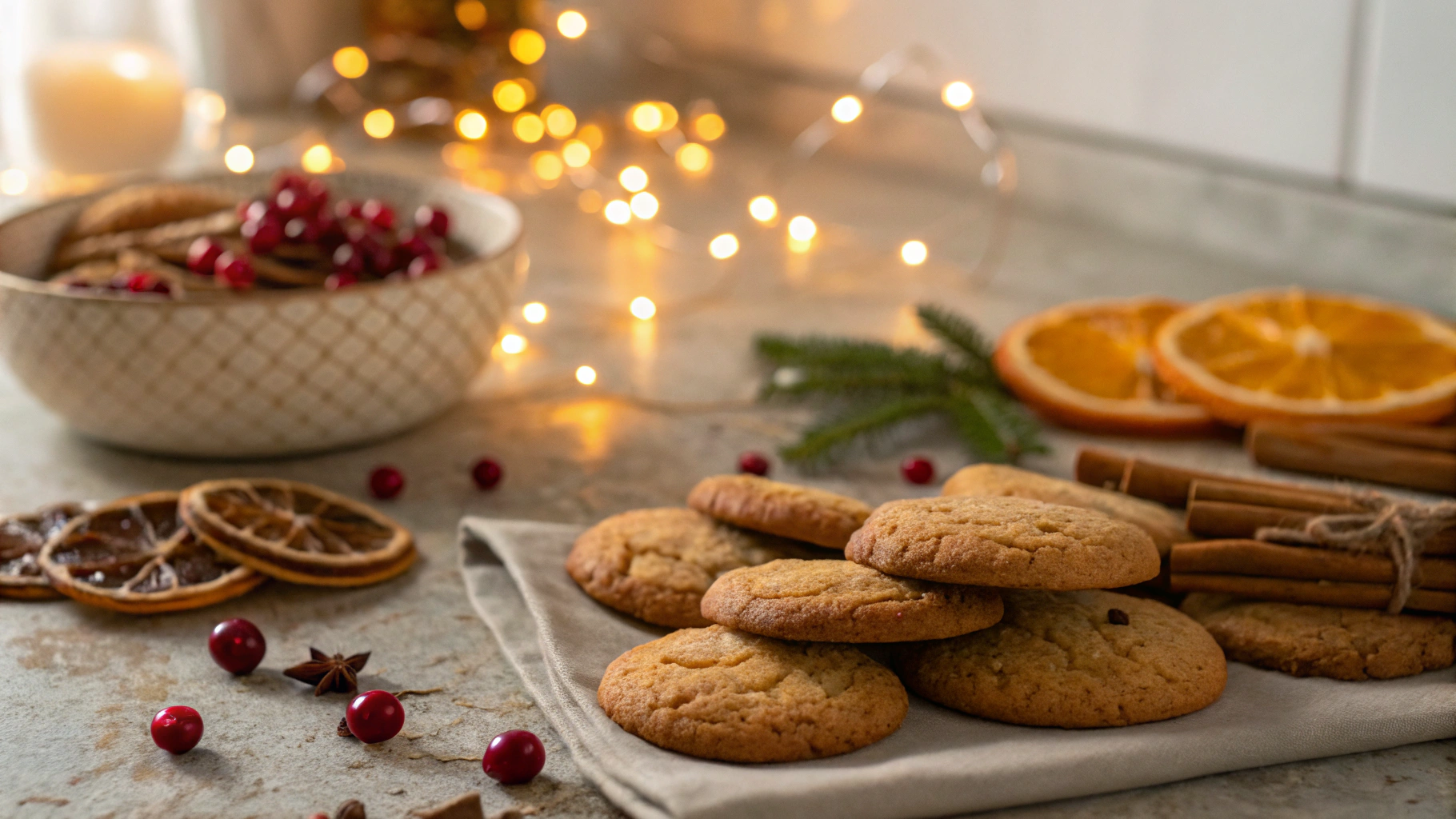 Keto Gingerbread Christmas Cookies