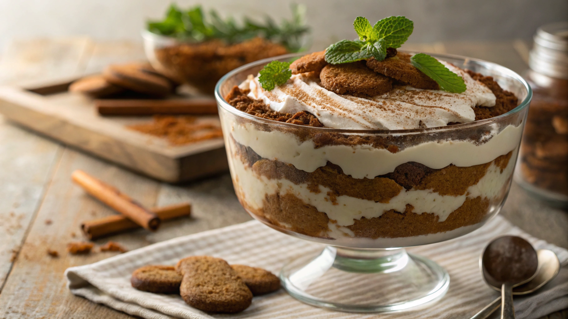 Keto Gingerbread Trifle