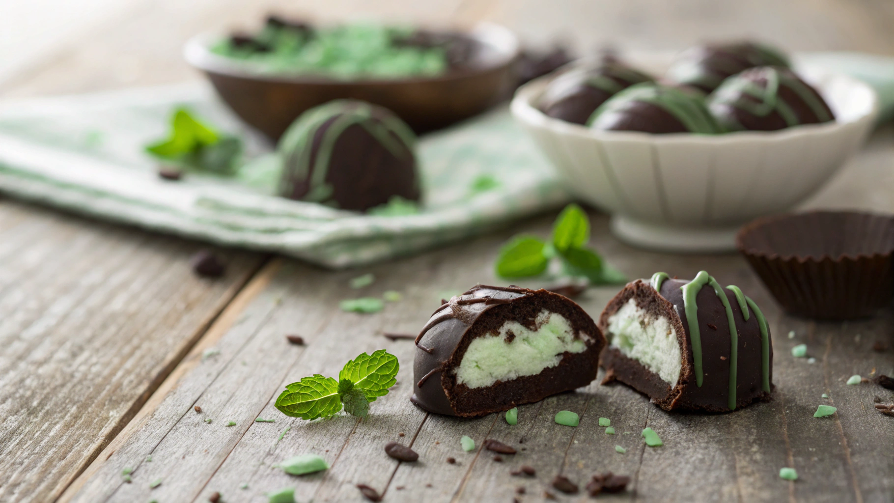 Keto Grasshopper Fat Bombs