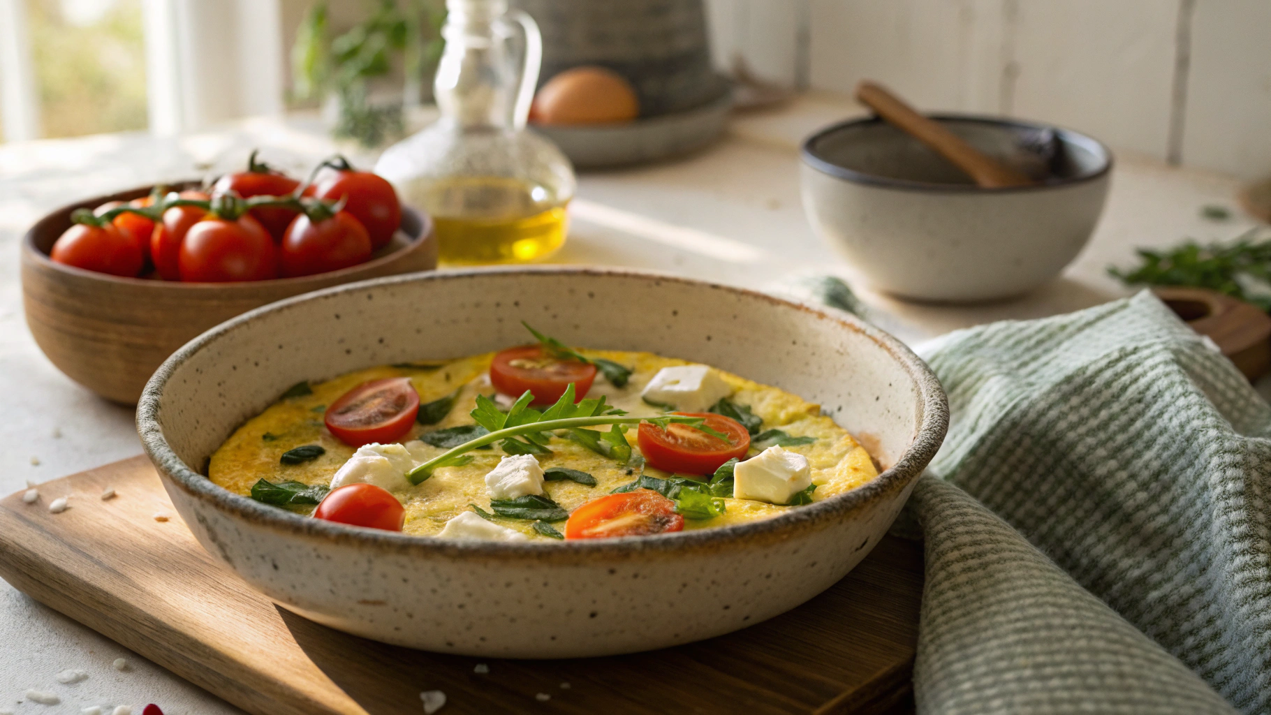 Keto Greek Style Omelette