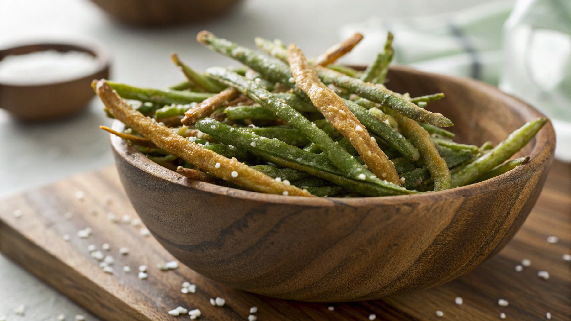 Keto Green Bean Chips
