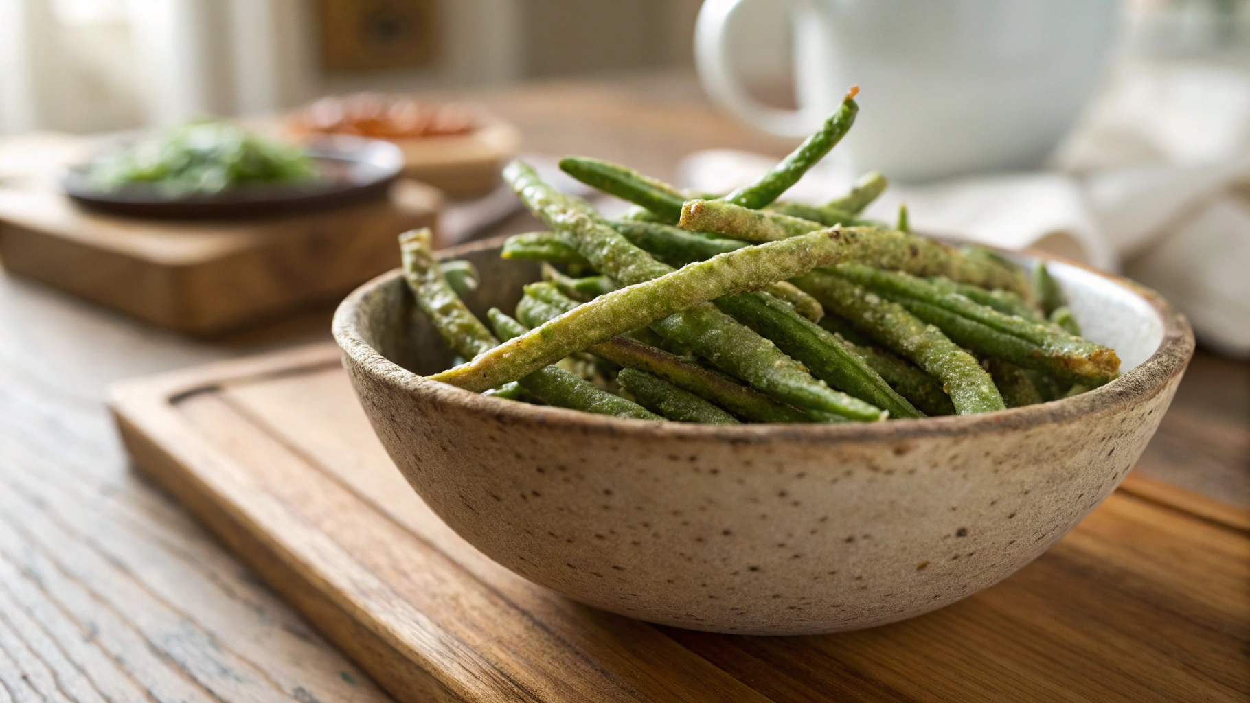 Keto Green Bean Crisps