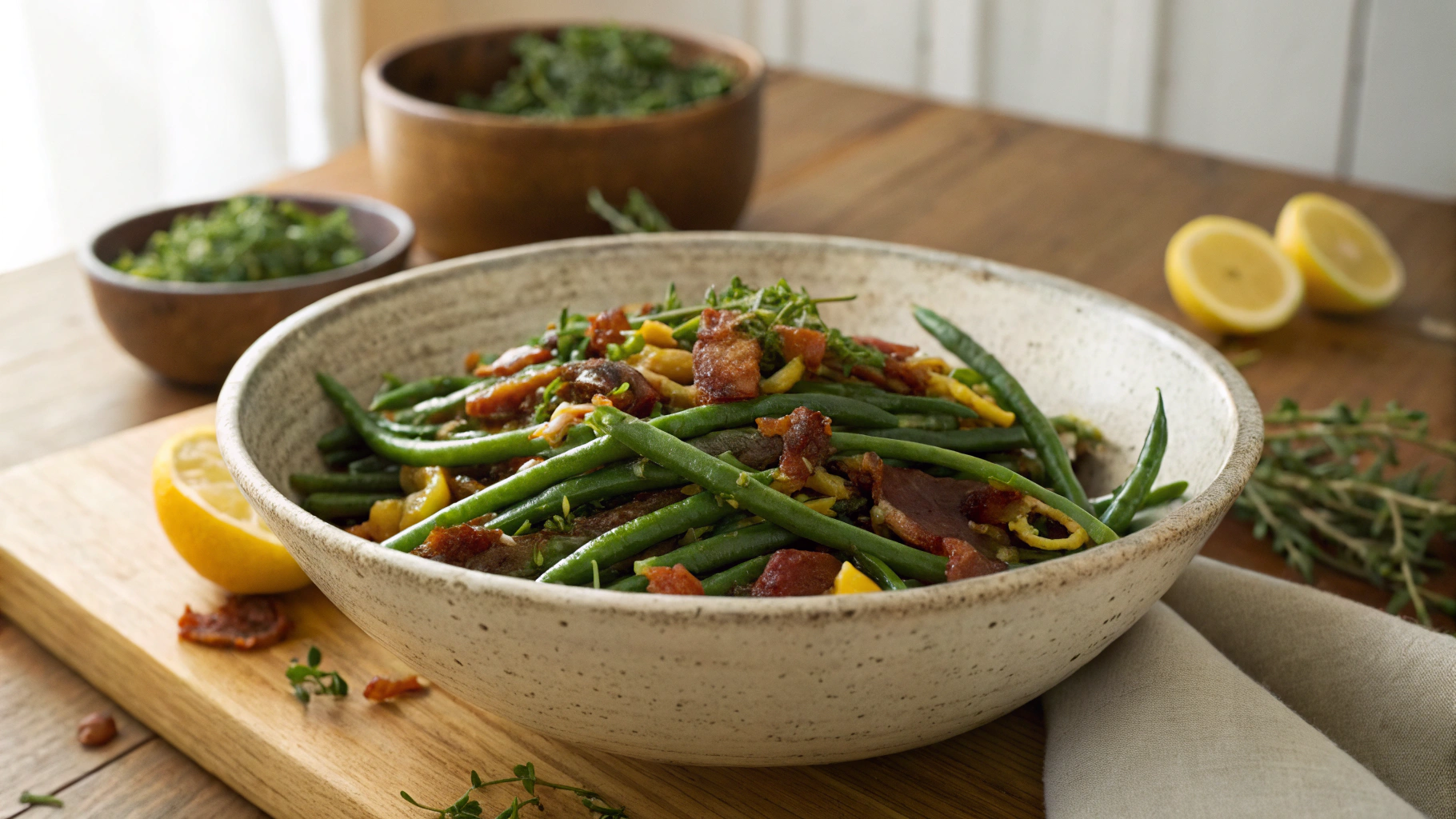 Keto Green Beans and Bacon