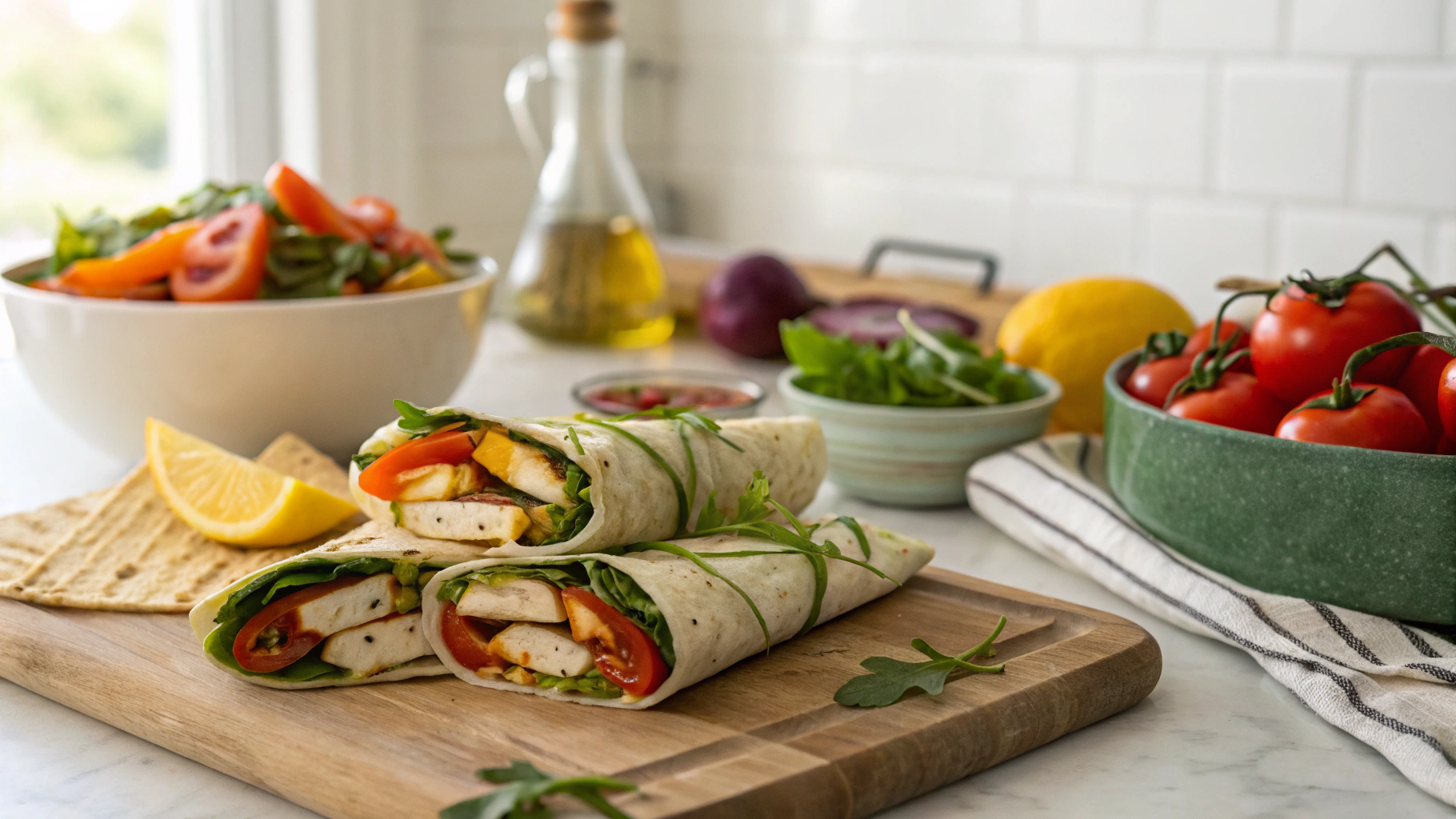 Low Carb Halloumi and Sweet Chili Lettuce Wraps