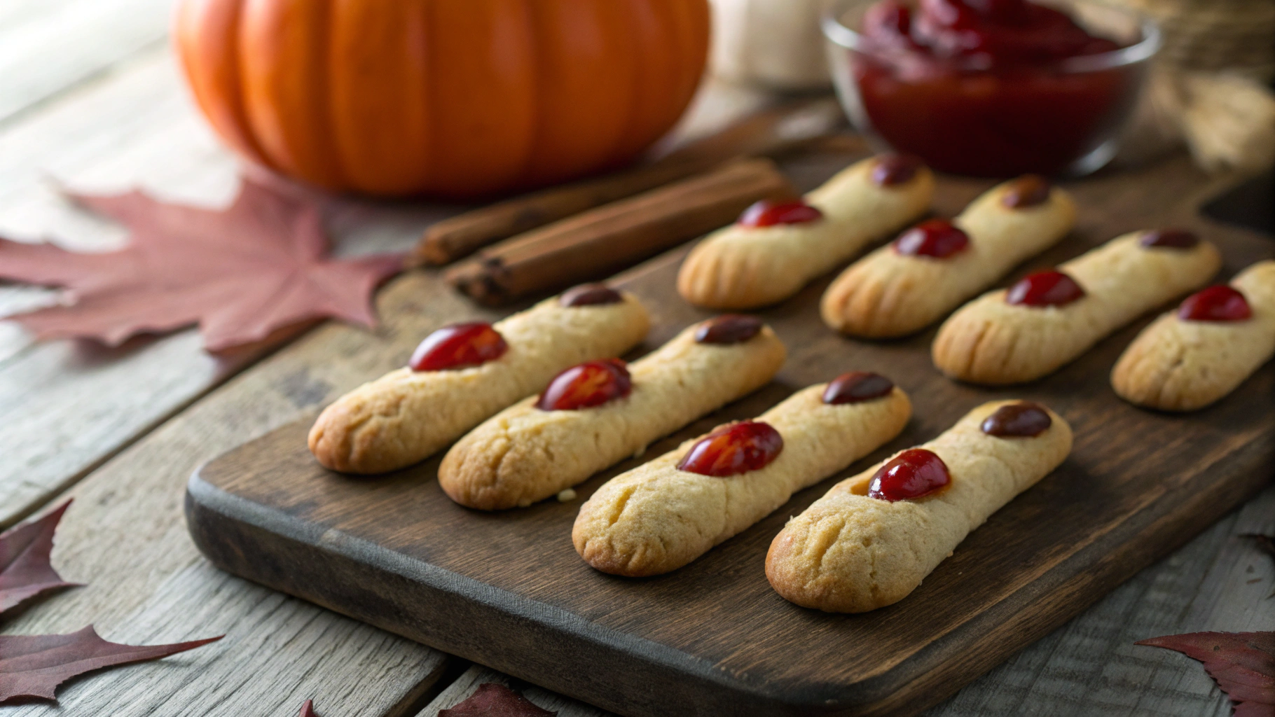 Keto Halloween Witch's Fingers Cookies