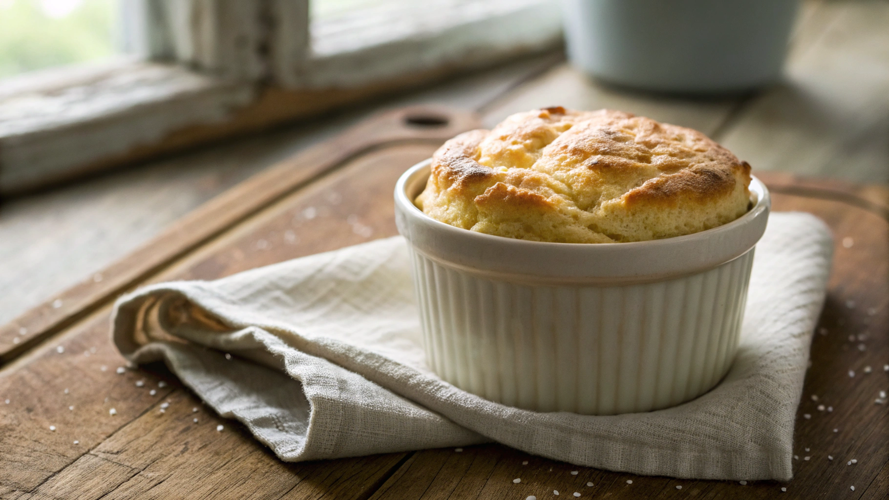 Keto Herb And Asiago Souffle