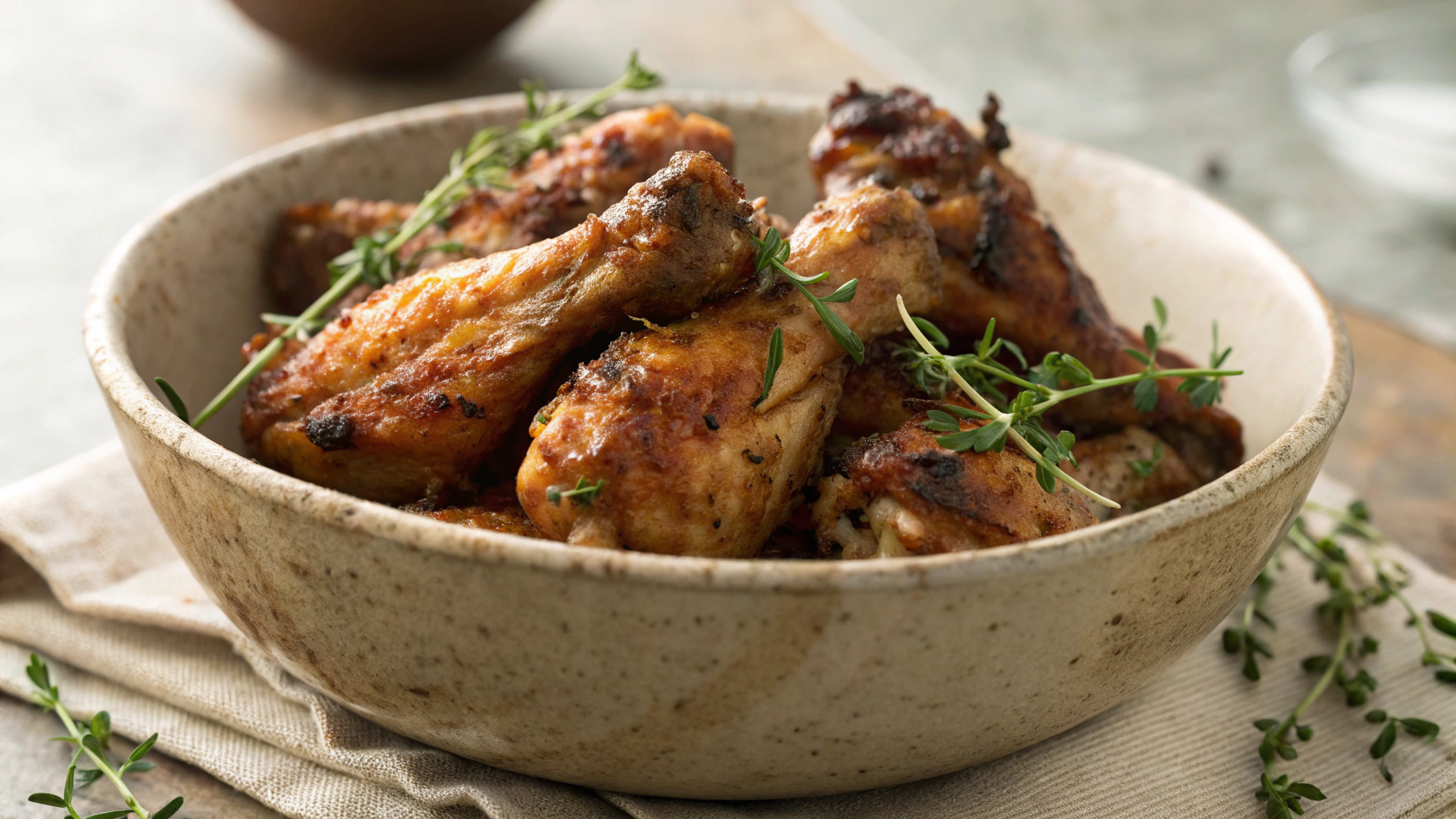 Keto Herb Roasted Chicken Wings