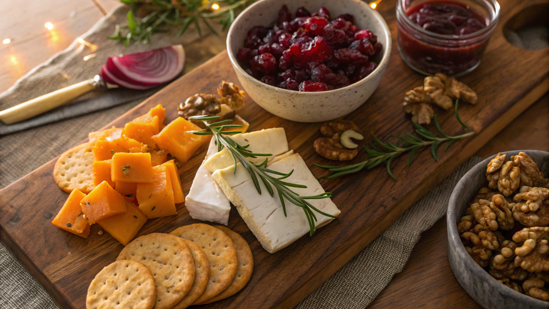 Keto Holiday Cheese Board