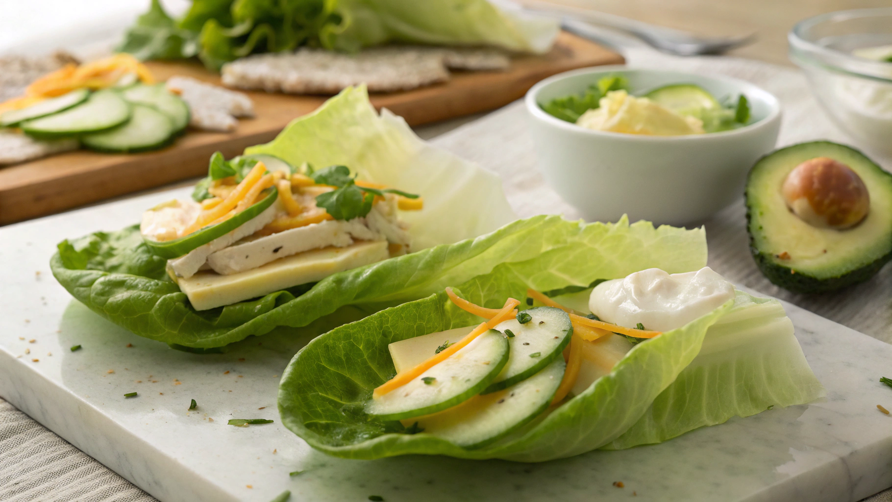 Keto Hot California Lettuce Wraps