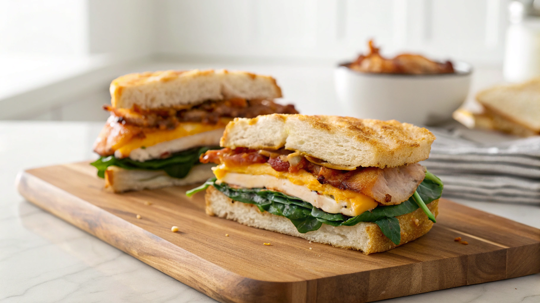 Keto Hot Turkey And Bacon Sandwiches