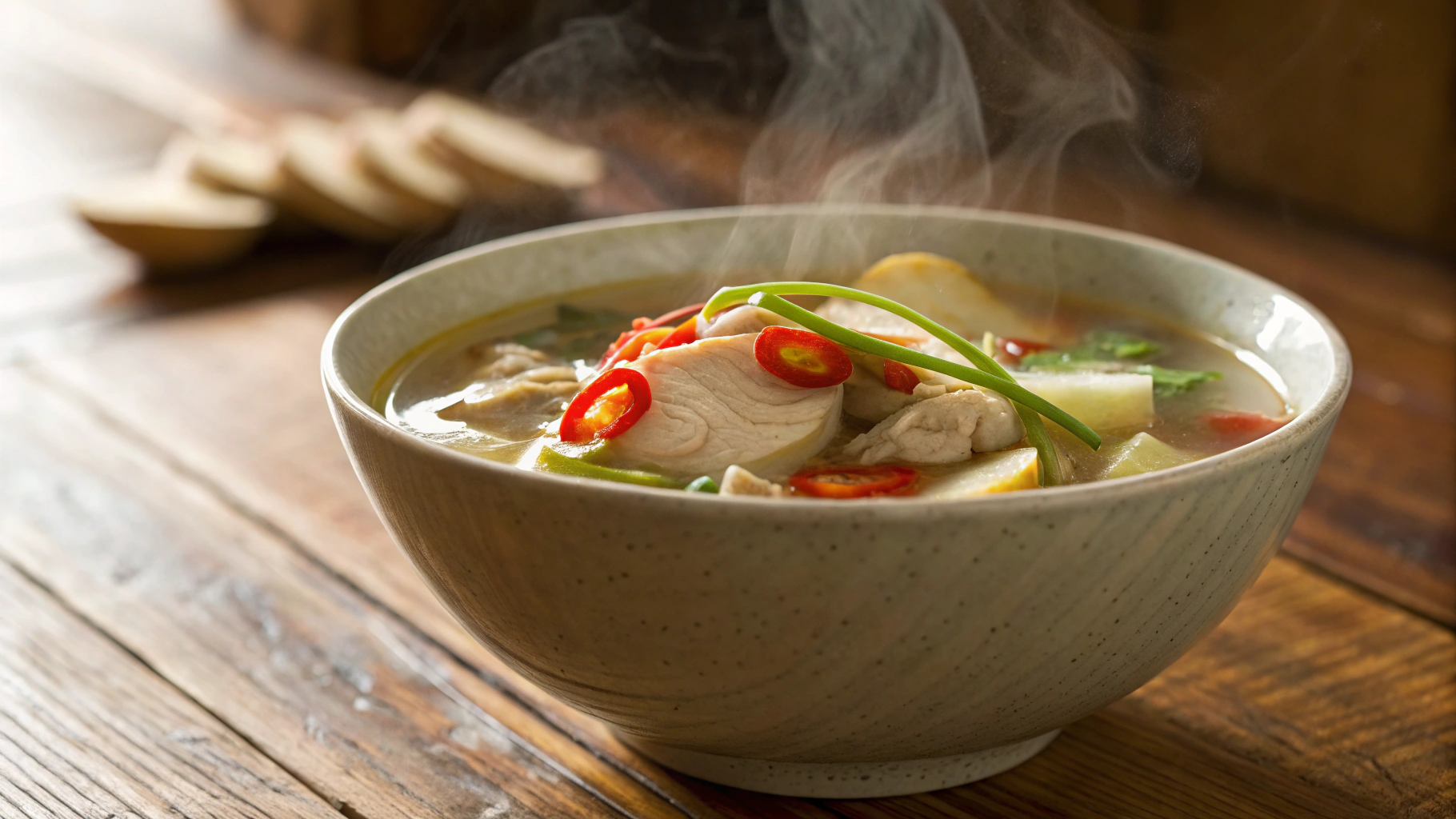 Keto Instant Pot Chicken Ginger Bone Broth Soup