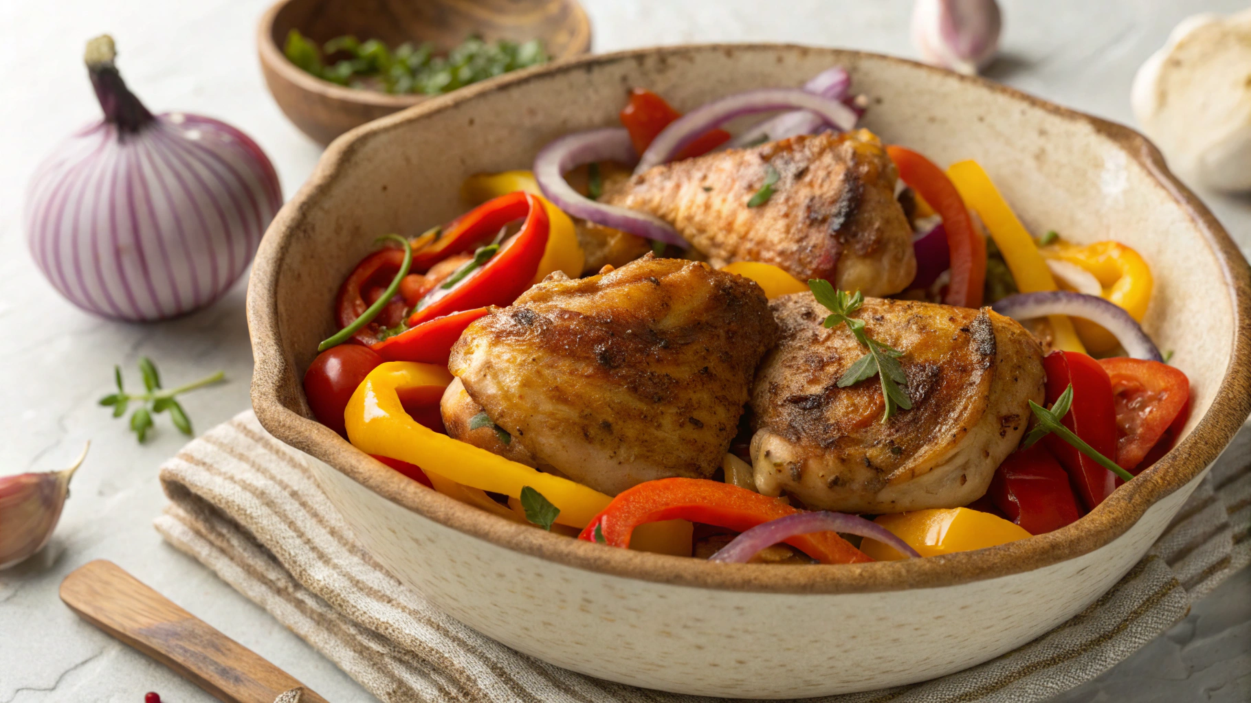 Keto Instant Pot Mediterranean Summer Chicken