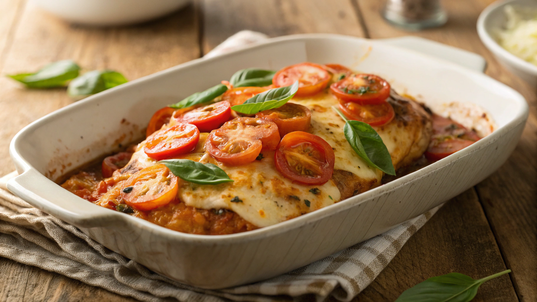 Keto Italian Artichoke Chicken Bake