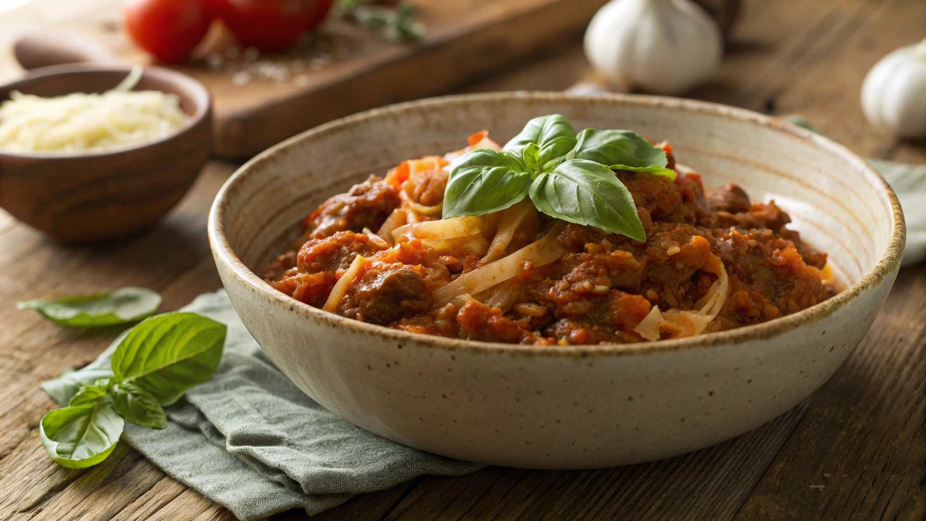 Keto Italian Beef With Cabbage Noodles