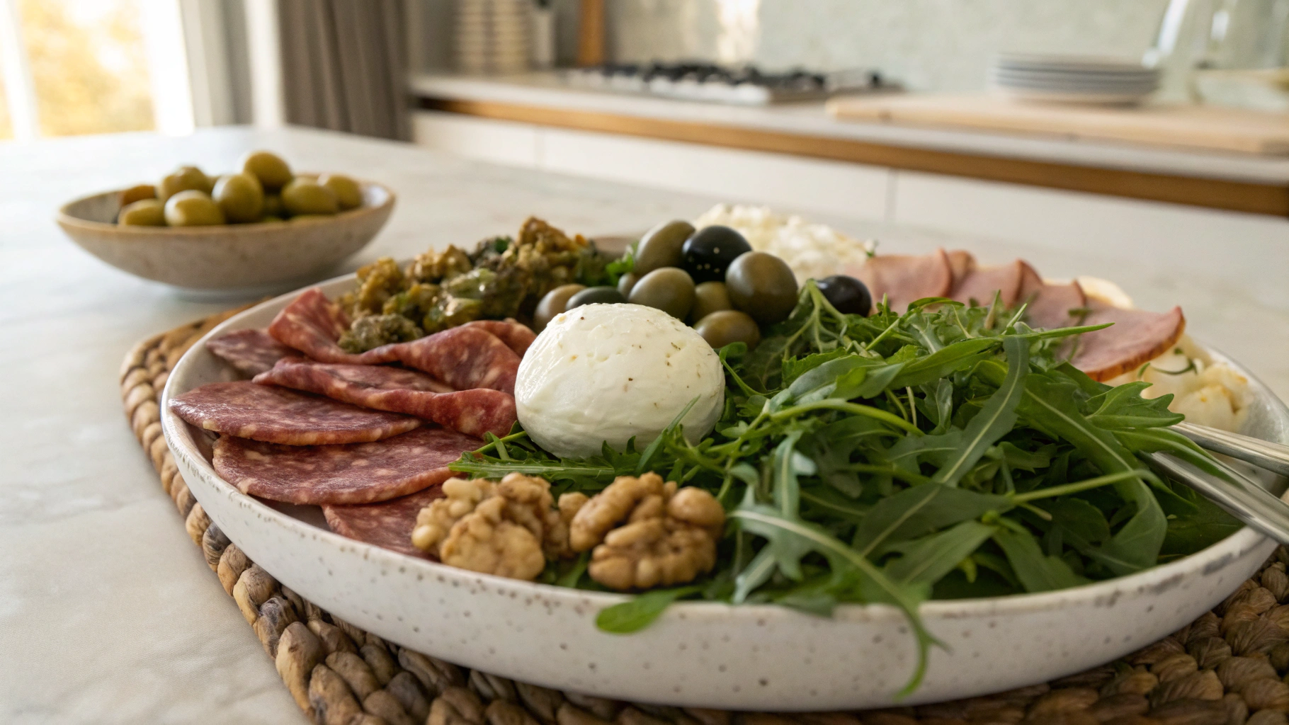 Low Carb Italian Plate