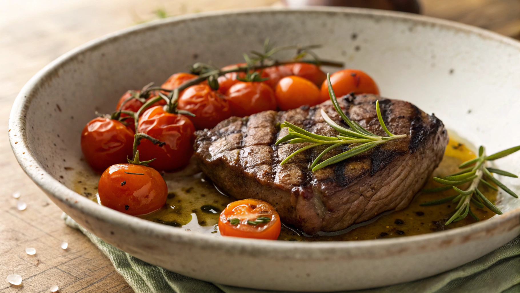 Keto Italian Steak And Tomatoes