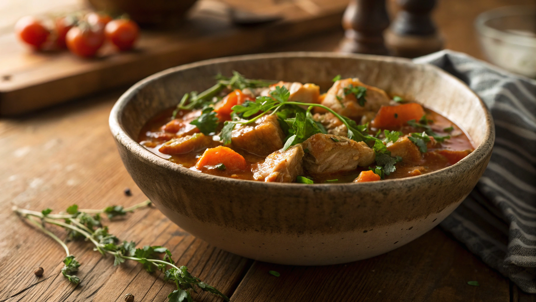 Keto Italian Style Chicken Stew