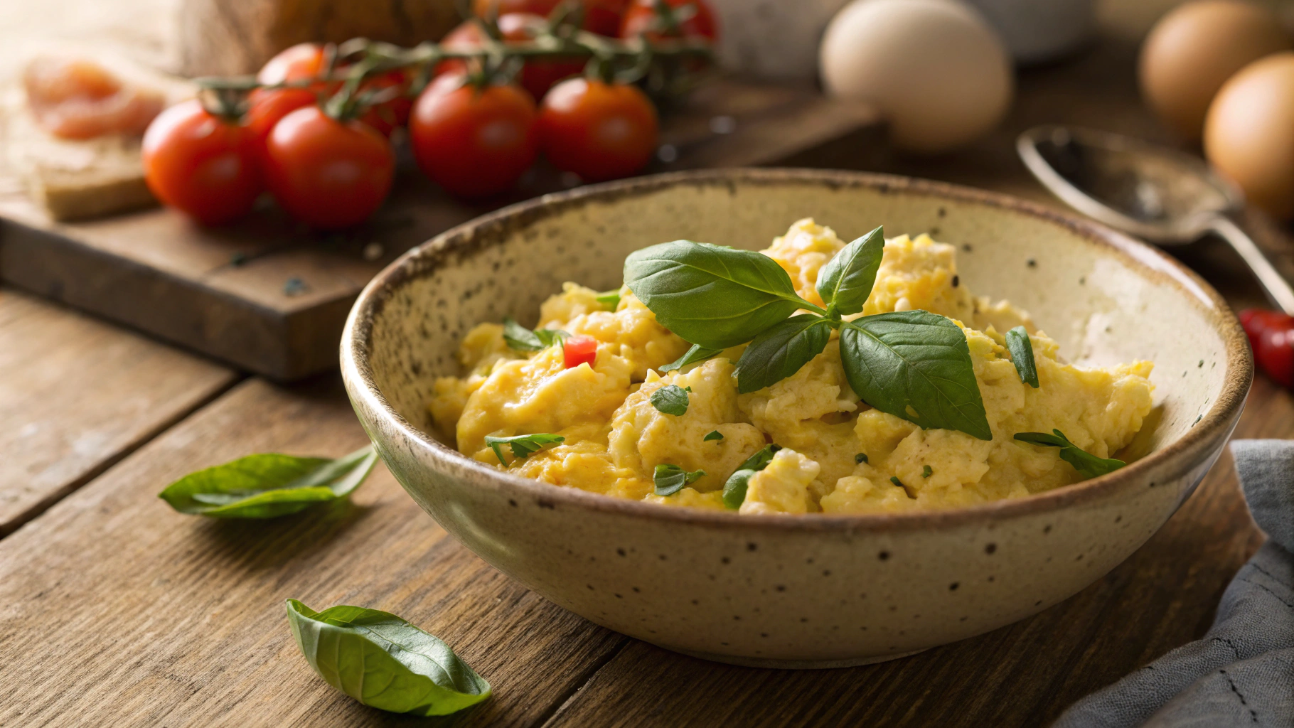 Keto Italian Style Scrambled Eggs