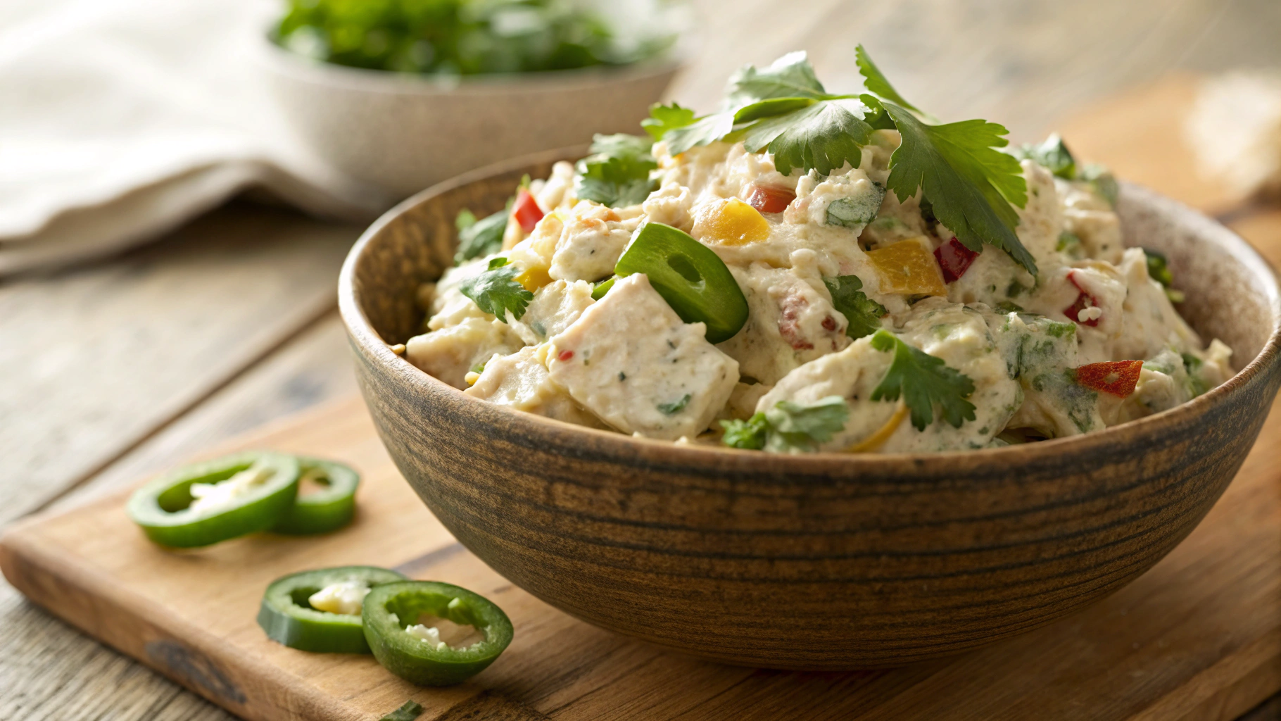 Keto Jalapeno Popper Chicken Salad