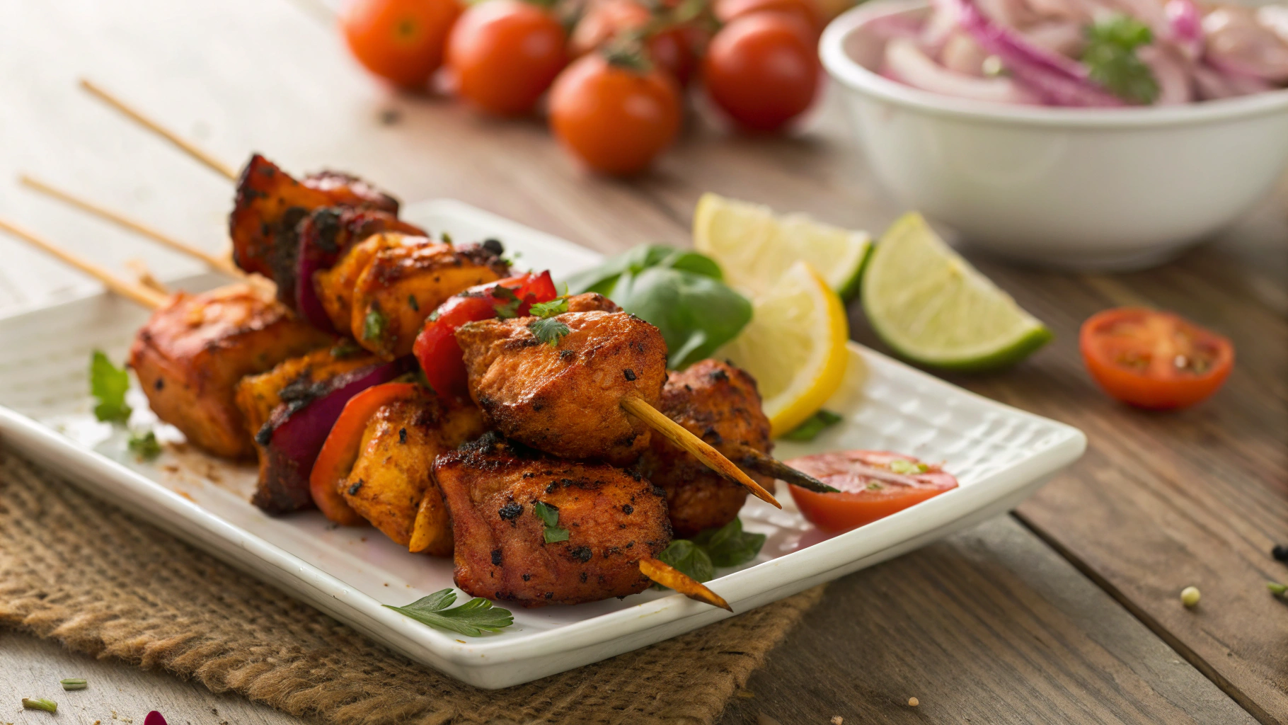 Keto Jerk Chicken Skewers