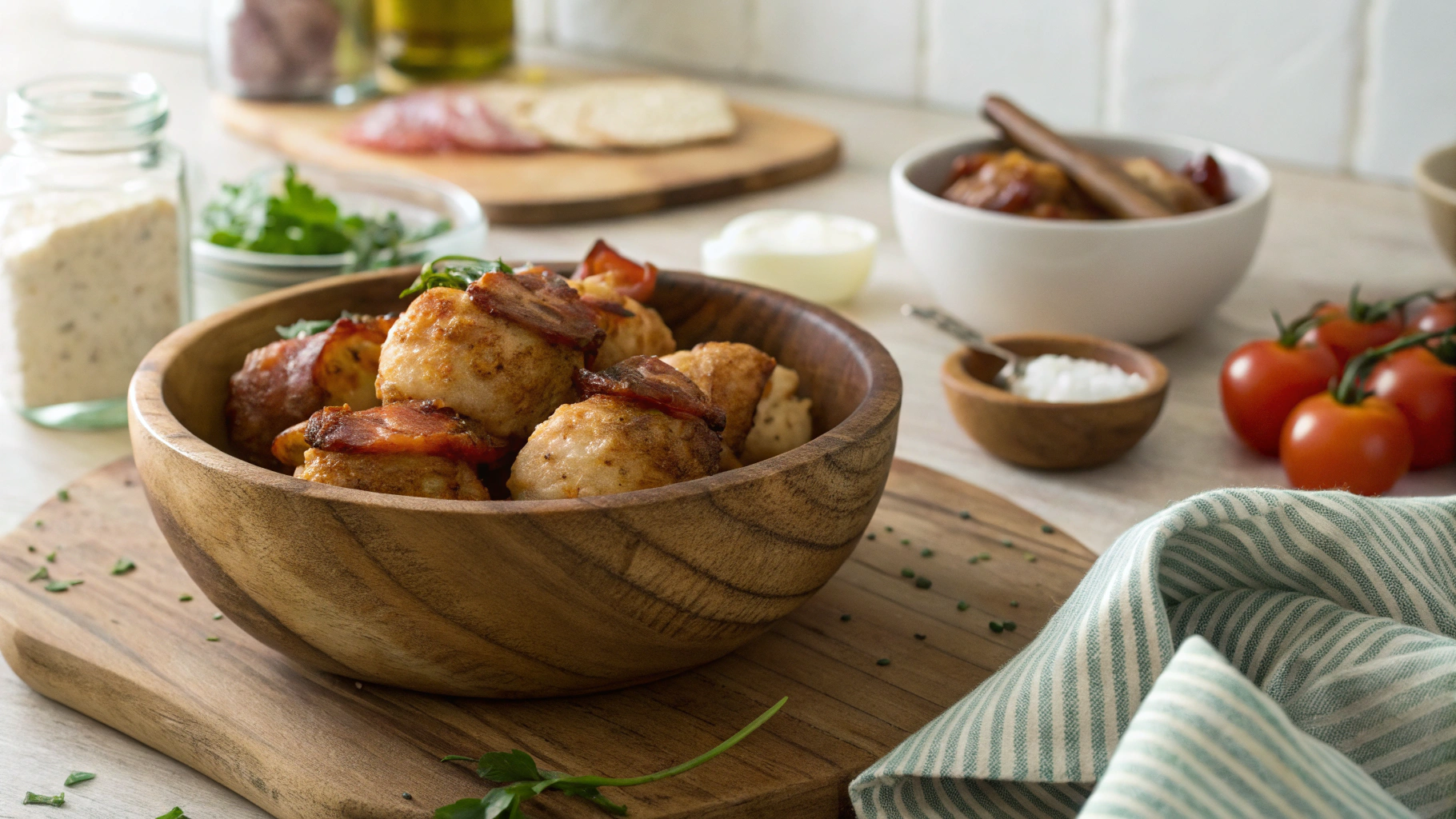 Keto Kid-Friendly Chicken Bacon Bites