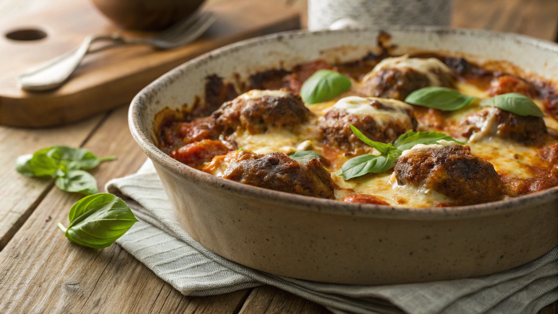 Keto Kid-Friendly Meatball Casserole