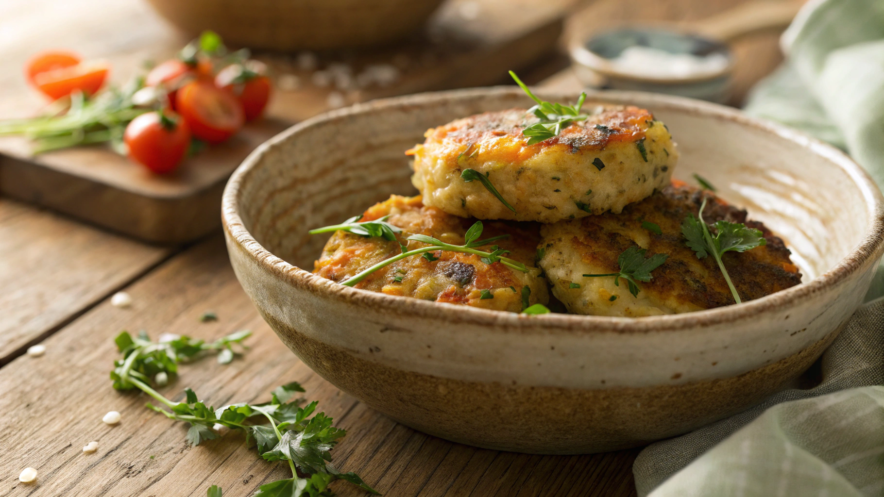 Keto Kid-Friendly Rice and Cheese Patties