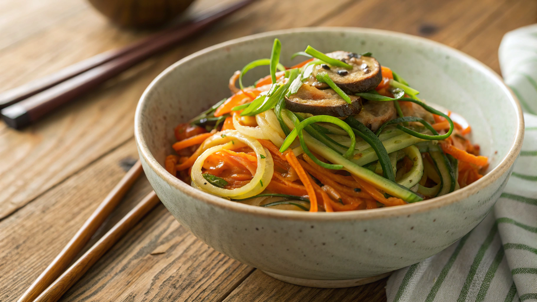 Keto Kimchi Noodles